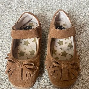Livie and Luca brown suede Mary Janes